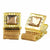 Vittorio Vico Colorful Crystal Chain Cufflinks in Gift Box