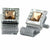 Vittorio Vico Colorful Crystal Chain Cufflinks in Gift Box