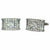 Vittorio Vico Silver Iced Wedding Cufflinks in Gift Box: CL105x Series