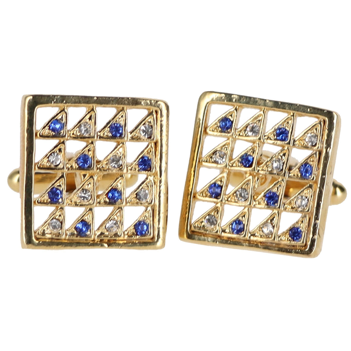 Vittorio Vico Gold & Silver Very Fine Cufflinks (90xx Series) by Classy Cufflinks - CL-9012G - Classy Cufflinks