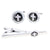 Vittorio Vico Religious Cufflink & Tie Bar Set in Gift Box