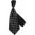 Vittorio Farina Men's Pretied Navy and White Dot Polka Dot Cravat & Pocket Square