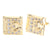 Vittorio Vico Rhinestone Initial Cufflinks in Gift Box