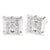 Vittorio Vico Rhinestone Initial Cufflinks in Gift Box