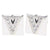 Vittorio Vico Rhinestone Initial Cufflinks in Gift Box