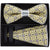 Vittorio Farina LIMITED EDITION Piping Bow Tie & Round Pocket Square by Classy Cufflinks