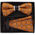Vittorio Farina LIMITED EDITION Piping Bow Tie & Round Pocket Square by Classy Cufflinks