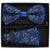 Vittorio Farina LIMITED EDITION Piping Bow Tie & Round Pocket Square by Classy Cufflinks - pbh-21008 - Classy Cufflinks