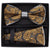 Vittorio Farina LIMITED EDITION Piping Bow Tie & Round Pocket Square by Classy Cufflinks - pbh-21010 - Classy Cufflinks