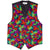 Vittorio Farina Mardi Gras Vest & Bow Tie ONLY Ver 2. by Classy Cufflinks - VEST-BOXED-MARDIGRAS3-Small - Classy Cufflinks